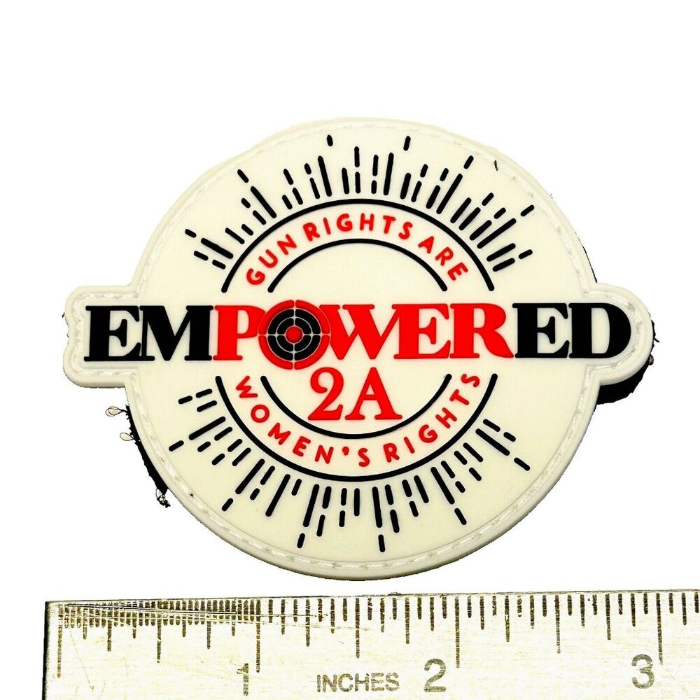 GOA Gun Owners Of America Empowered Second Amendment 2A Patch Women's Rights - Picture 2 of 2